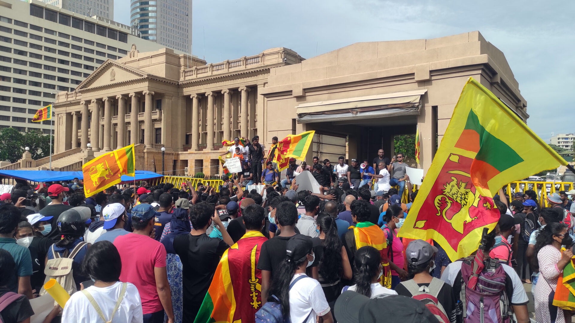 Proteströrelsen i Sri Lanka