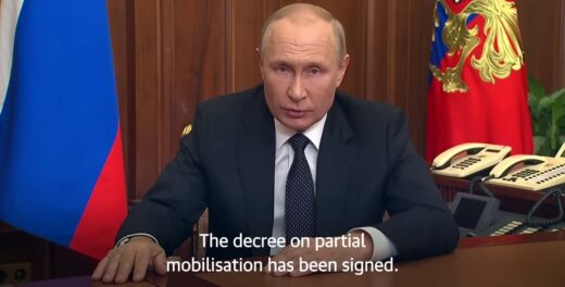 Vladimir Putin talar till nationen