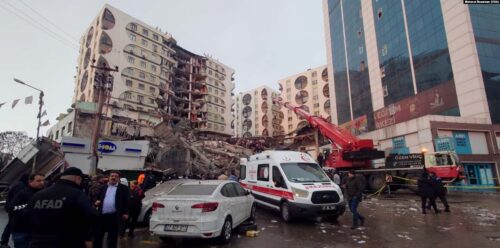 Byggnader som skadats i jordbävningen