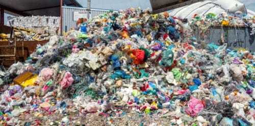 Anläggning för plaståtervinning