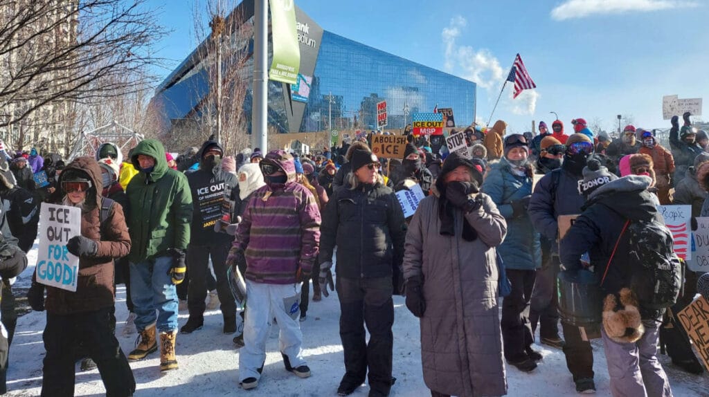 Demonstration i Minneapolis
