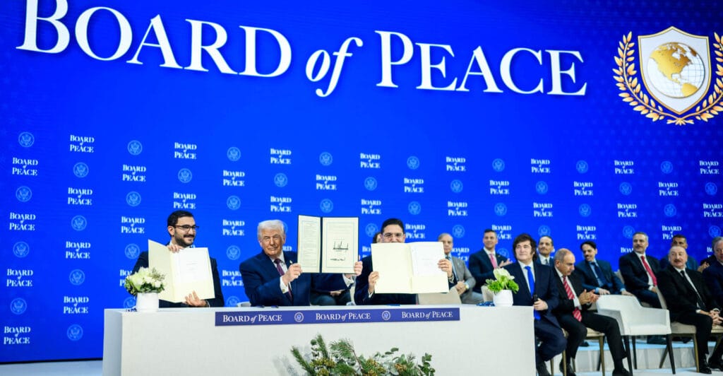 Grundningsmötet för Board of Peace