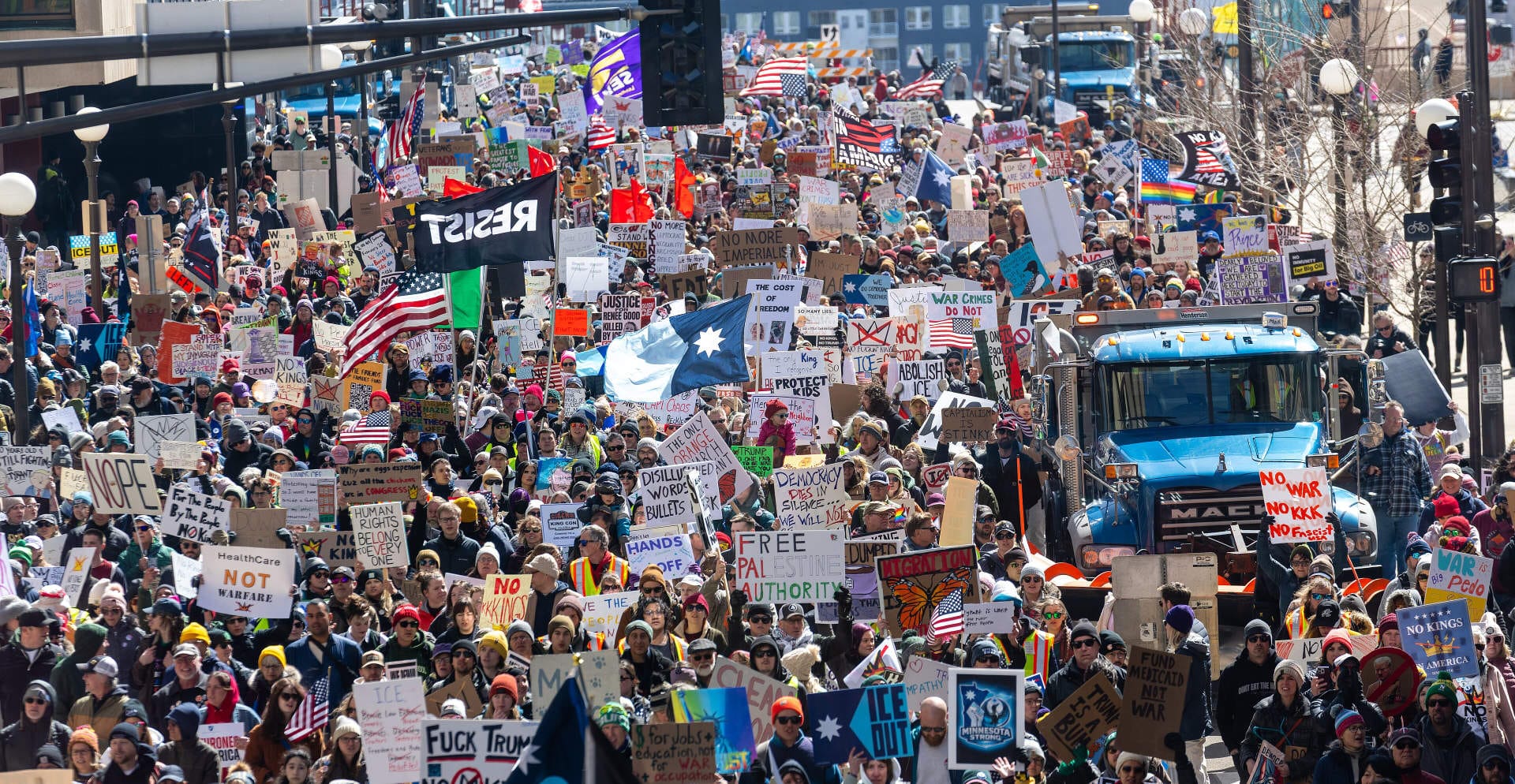 No Kings-demonstration i Minneapolis